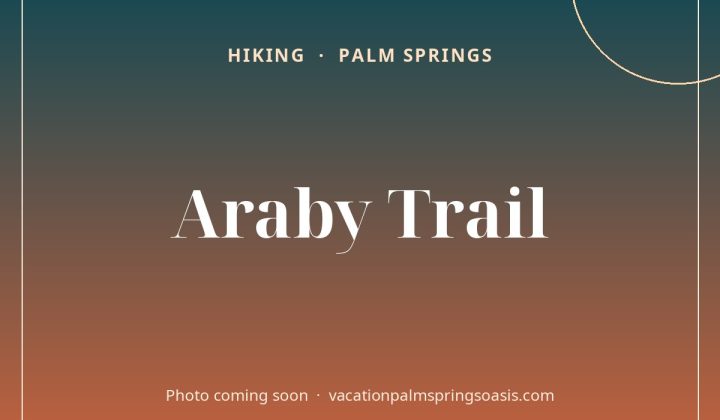 Araby Trail - photo coming soon