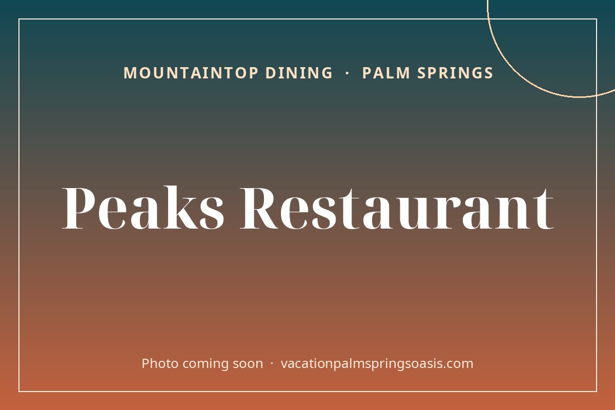 Peaks Restaurant