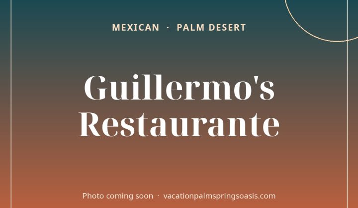 Guillermo’s Restaurante (photo coming soon)
