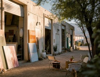 Backstreet Art District in Palm Springs, California
