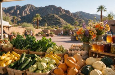 La Quinta Certified Farmers Market in La Quinta, California