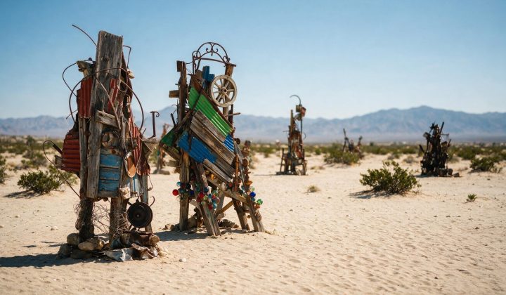 Noah Purifoy Desert Art Museum in Joshua Tree, California