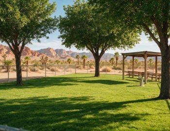 Palm Springs City Hall Dog Park in Palm Springs, California