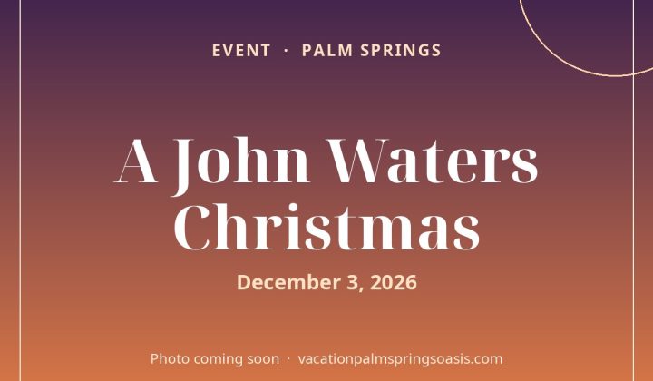 A John Waters Christmas - photo coming soon