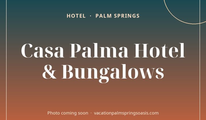 Casa Palma Hotel & Bungalows - photo coming soon