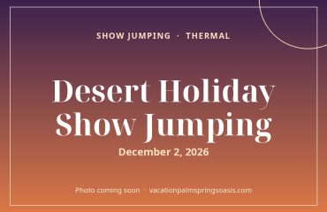 Desert Holiday Show Jumping