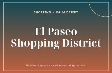 El Paseo Shopping District