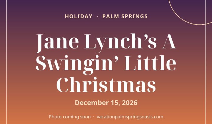 Jane Lynch’s A Swingin’ Little Christmas - photo coming soon