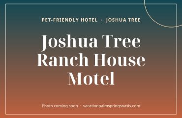Joshua Tree Ranch House Motel