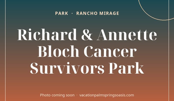 Richard & Annette Bloch Cancer Survivors Park (photo coming soon)