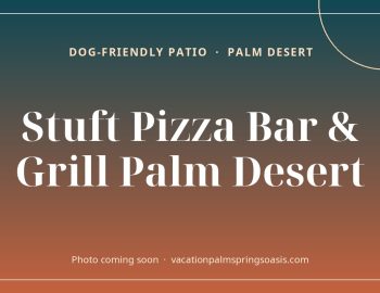Stuft Pizza Bar & Grill Palm Desert