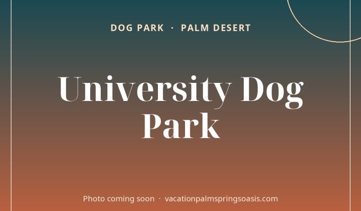 University Dog Park (photo coming soon)