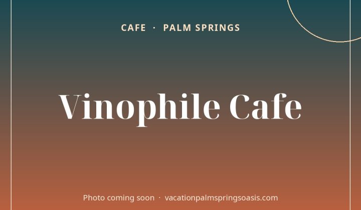 Vinophile Cafe - photo coming soon